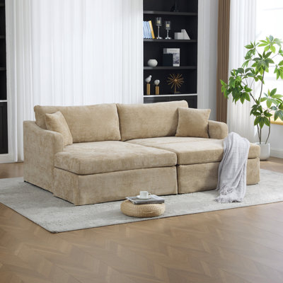 Canapé en chenille 86,61 po Chenivelle