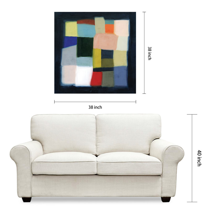 " Chromatic Cube I&II " 2 - Pieces Painting Print