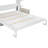 Queen Size Murphy Bed Wall Bed With Sofa,White