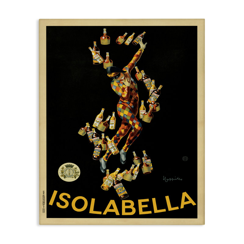 Art sur toile, "Antique Liquor Bottles" par Marcello Nizzoli, H 40 po x l 30 po