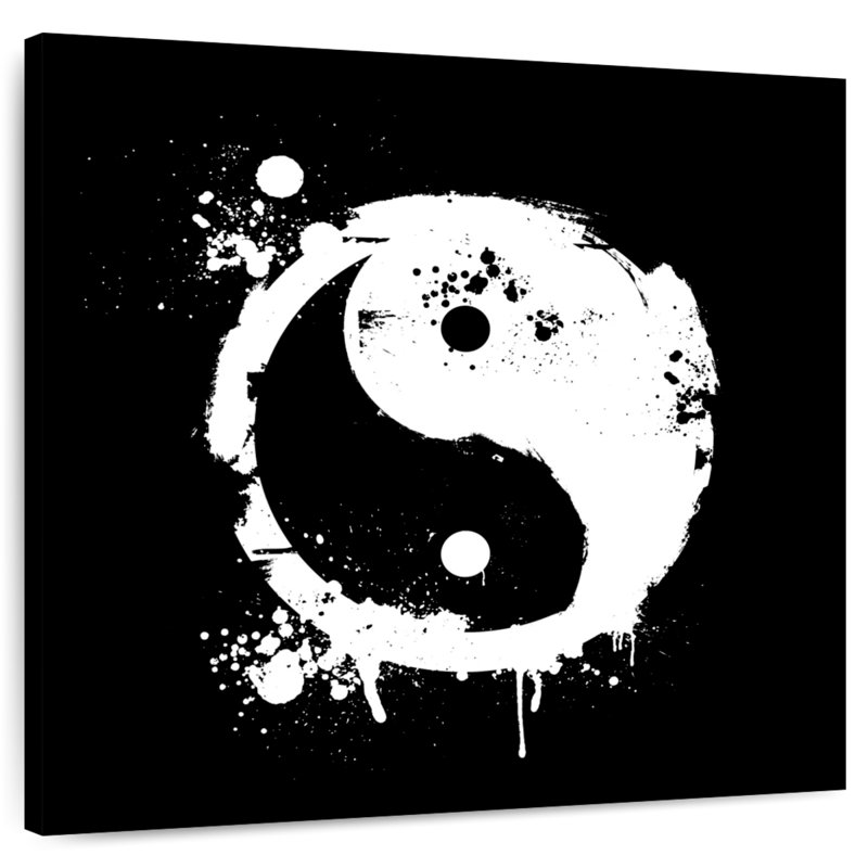 Kerrick Yin Yang, H 16 po x l 16 po