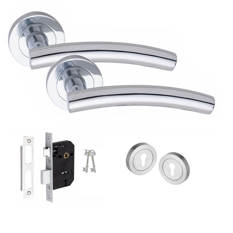 Arched T-Bar Classic Door Handle