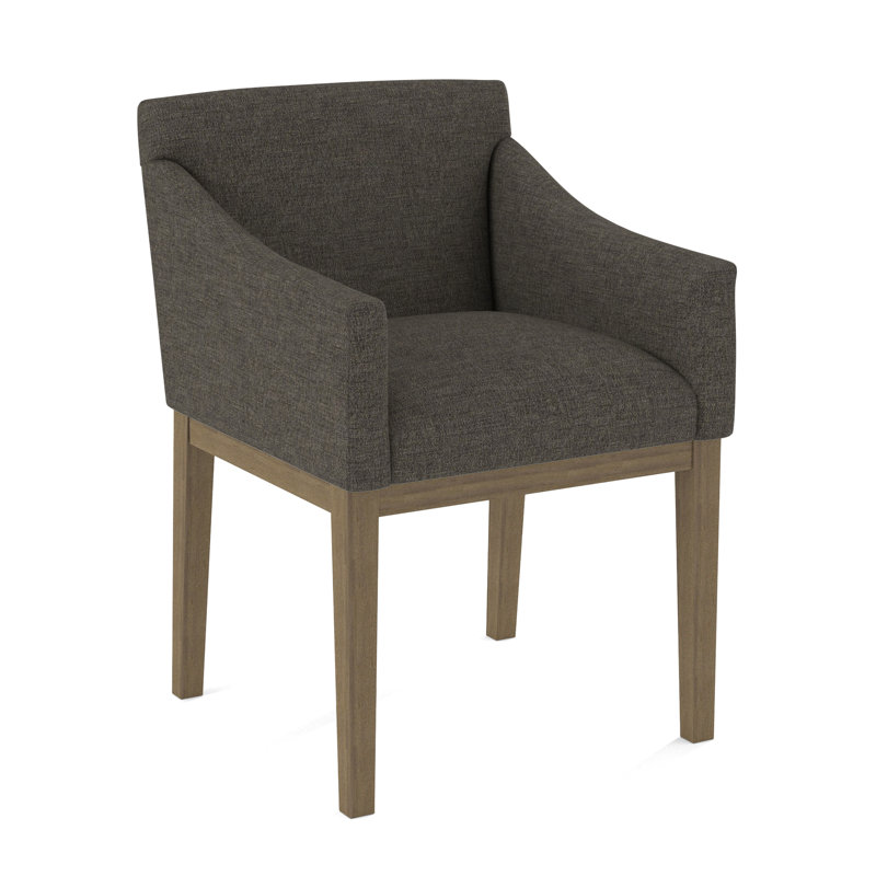 Upholstered Arm Chair, Applause Bray, Weathered Gray