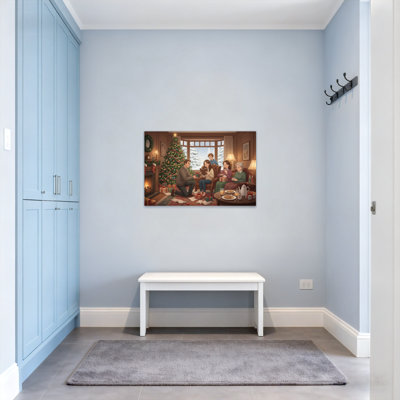 Christmas Family Christmas Gathering Warm Cozy Scene