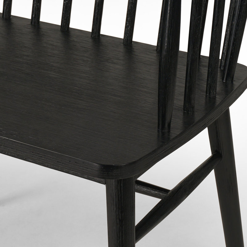Aspen Bench, Matte Black