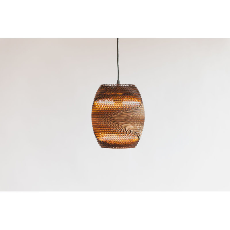 Luminaire suspendu Scraplights Oliv, Brun