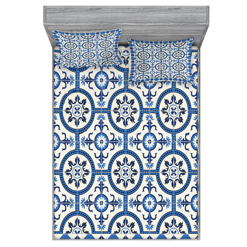 Microfiber Sheet Set, Full Sheet Set with Fitted Sheet