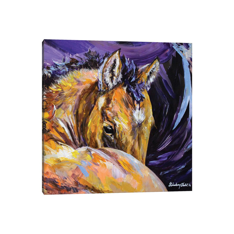 Peach by Lindsey Dahl - Wrapped Canvas Gallery-Wrapped Canvas Giclée, 66.04cm H x 66.04cm W