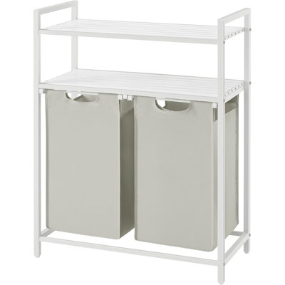 Bhargava Fabric and Steel Laundry Hamper