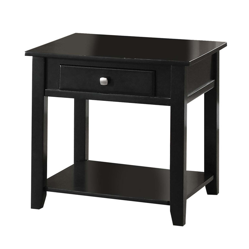 Table de bout Malachi, finition noire