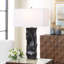 Lampe de table noire Uttermost Altaria