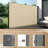Retractable Side Screen Awning, 118", Uv Resistant & Waterproof Privacy Screen For Garden, Balcony, Courtyard (Beige)-113494168