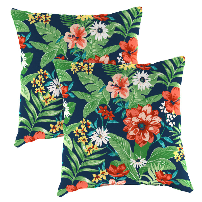 16" x 16" Outdoor Throw Pillow (Set of 2), Rebecca Asparagus