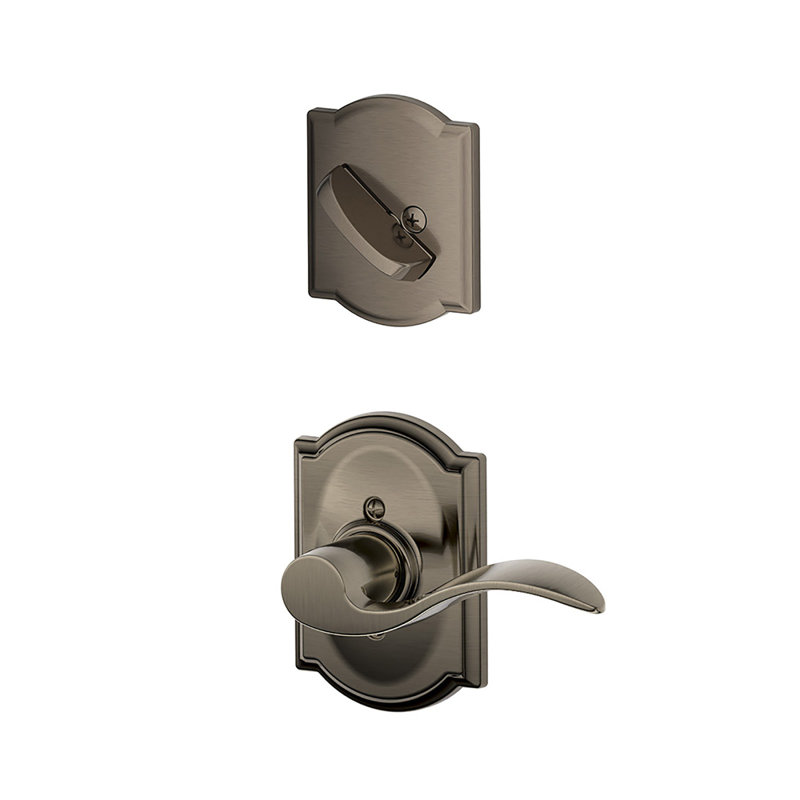 Accent Interior Lever Set, Right, Antique Nickel