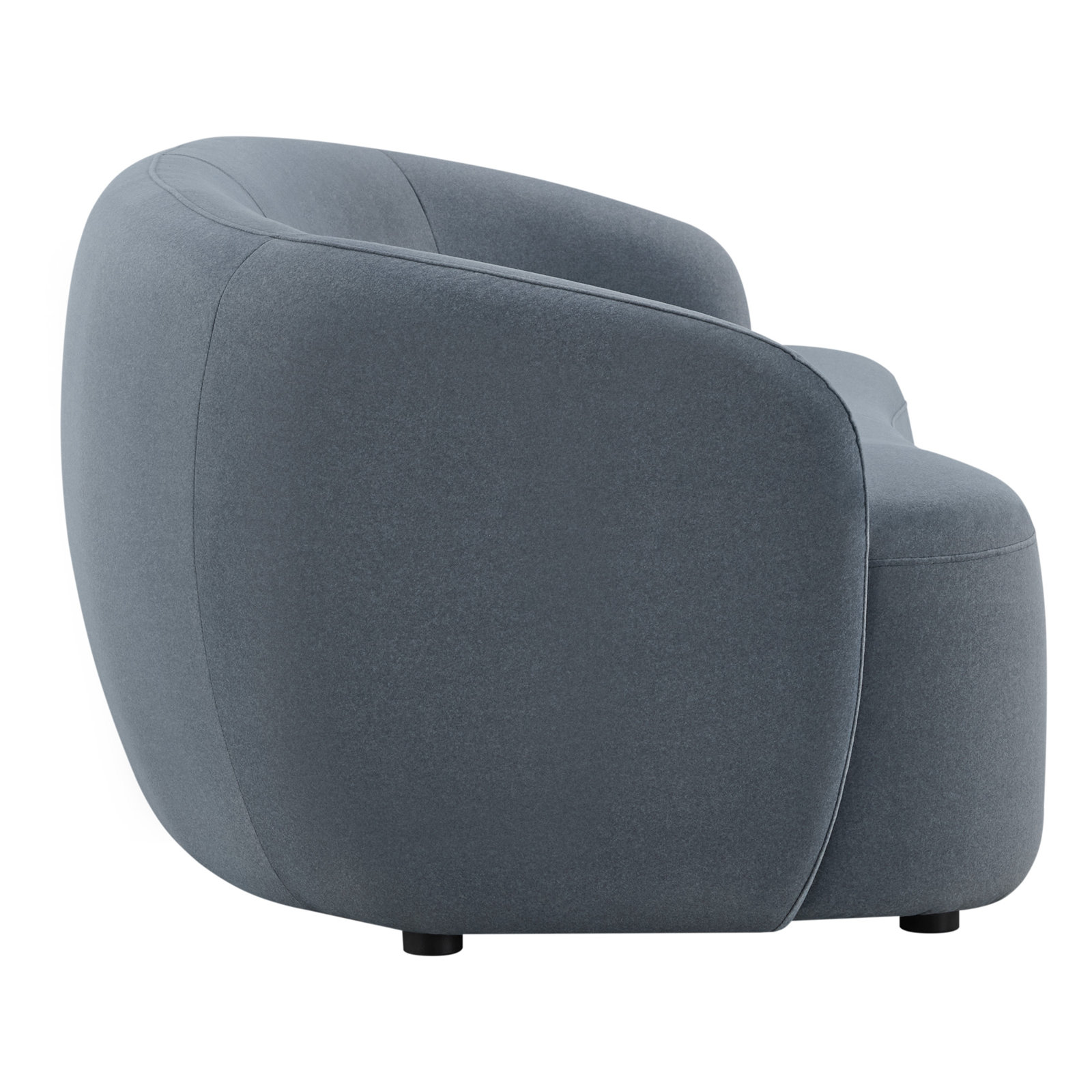 Amadora 90" Upholstered Sofa, Storm Polyester