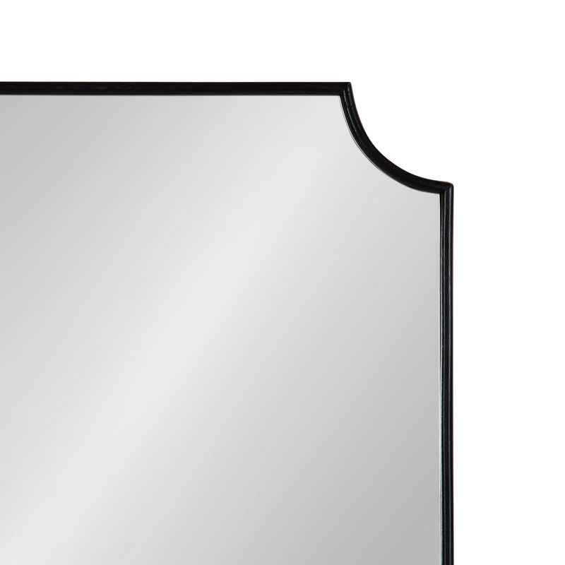 Miroir décoratif Avani, Noir