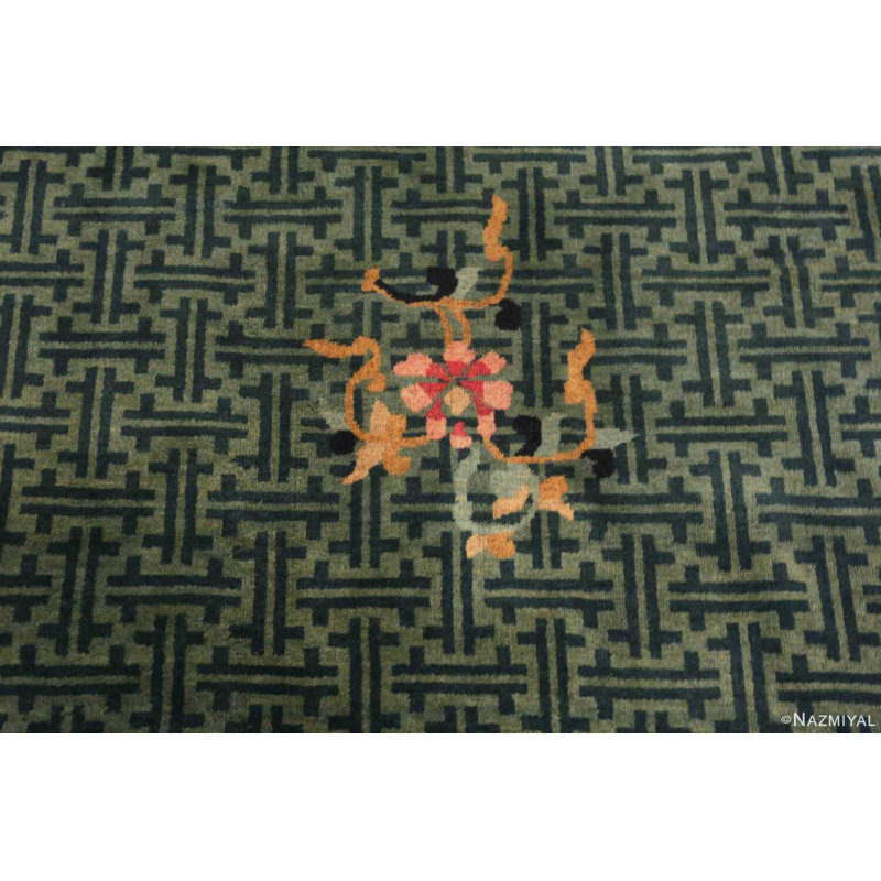 One-of-a-Kind Runner 3' X 14'6" Hand Knotted Area Rug