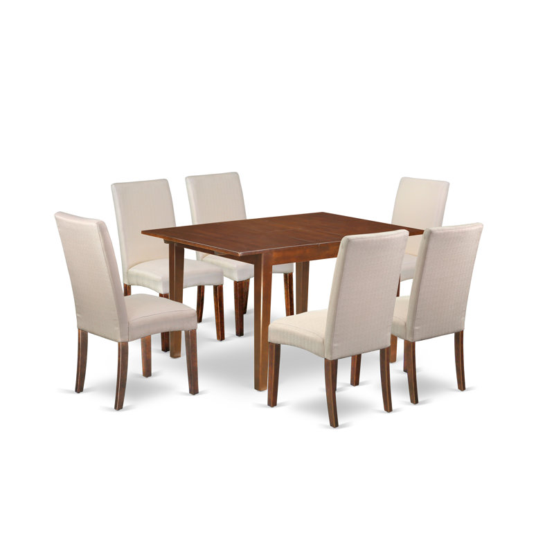 Ensemble de table de salle à manger 7 pièces 7 pièces Modernes, 7 Pieces: Table, 6 Chairs