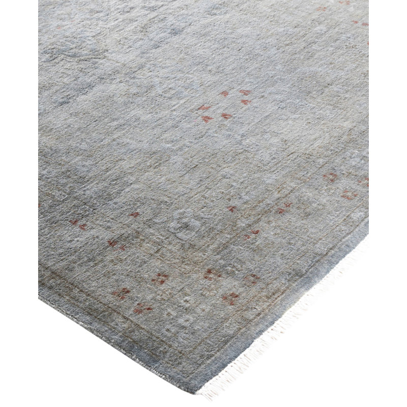 Overdyed One-of-a-Kind 3' 1" x 5' 1" Hand Knotted Area Rug