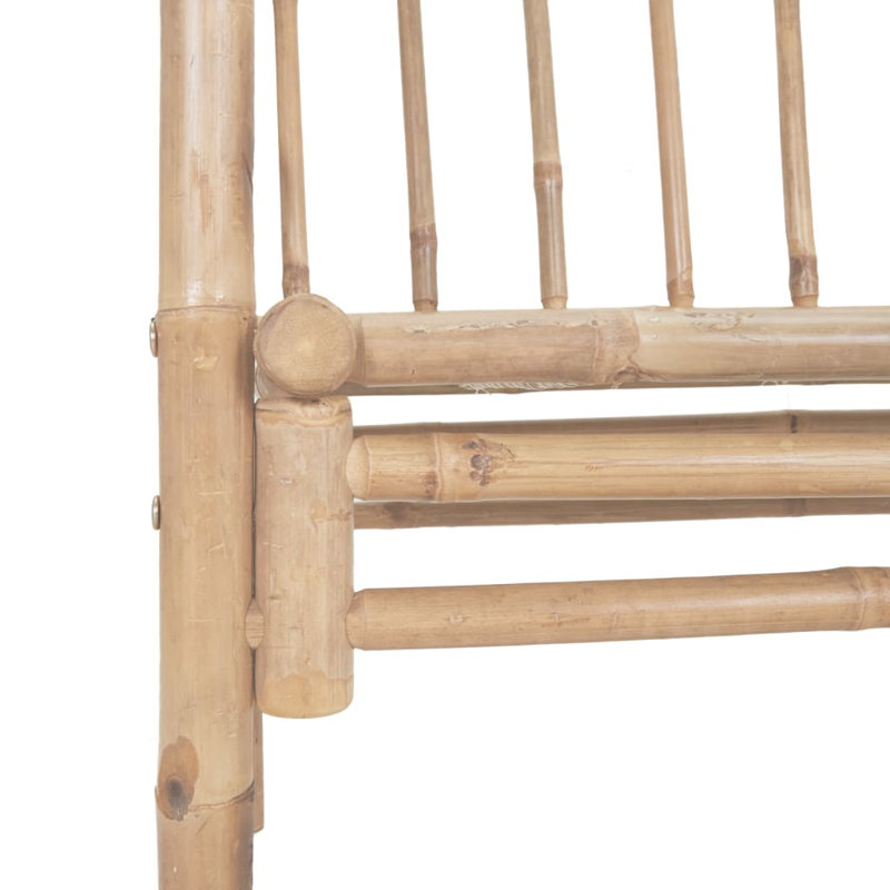  Patio Bench With Pergola 45.7" Bamboo