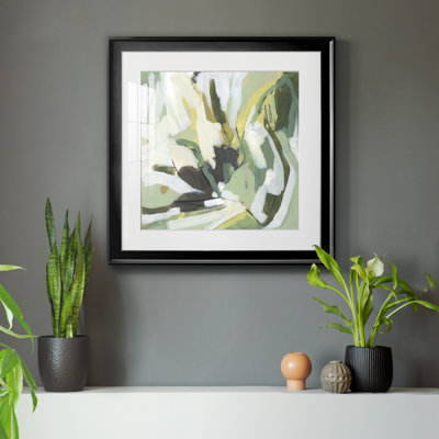 «Electric Lichen III», reproduction encadrée de qualité supérieure - prête à être accrochée