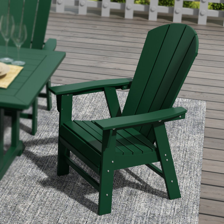green resin outdoor chairs
