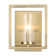 Marco 1-Light Wall Sconce in Brushed Champagne Bronze with Clear Glass
