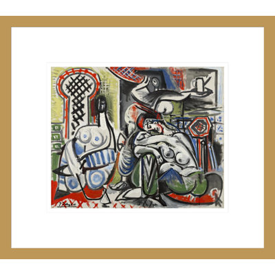 Les femmes d'Alger (d'après Delacroix) par Pablo Picasso, impression giclée encadrée