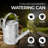 Jameson 1 Gallon Galvanized Watering Can with Handle for Patio, Lawn, and Garden