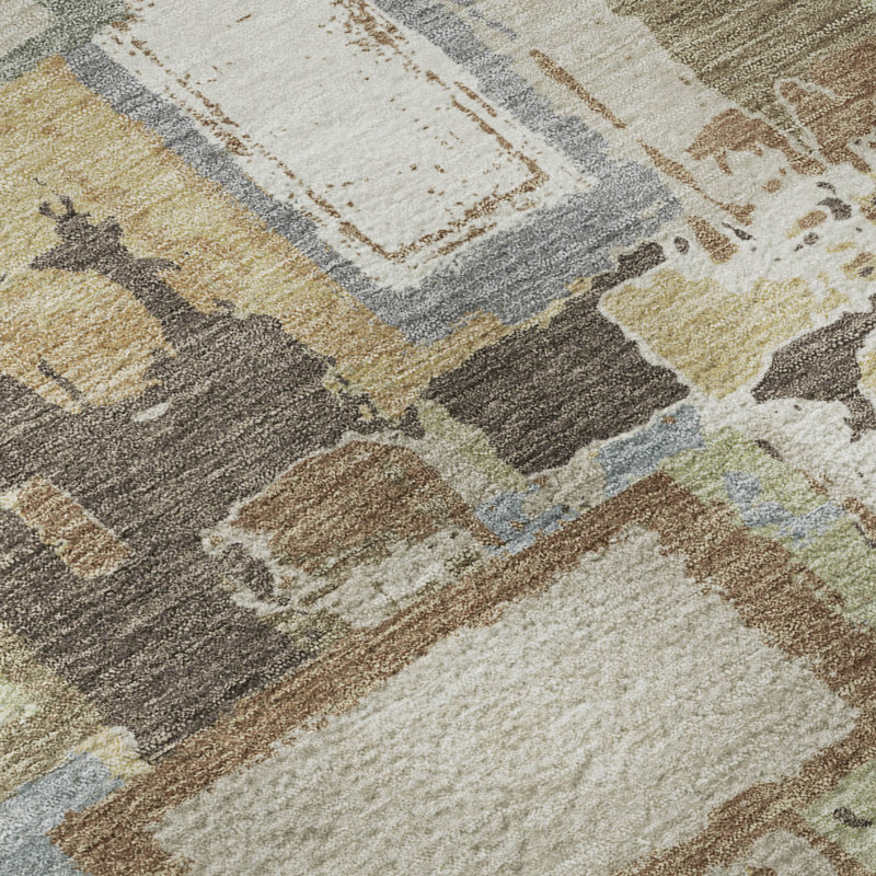 Tapis lavable à la machine de qualité supérieure Mayfield AMF2246, 8 pi x 10 pi, Brun