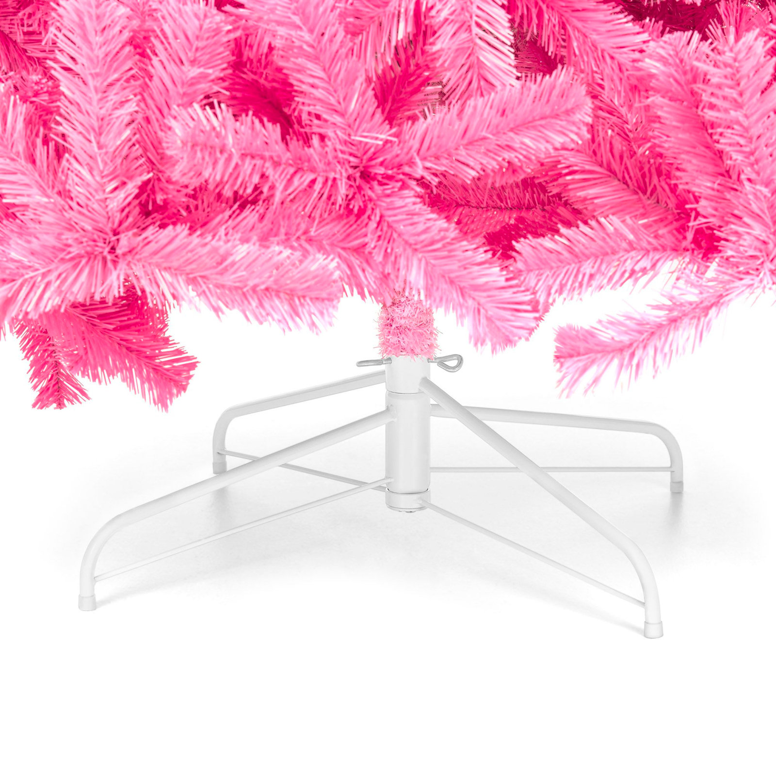 Pink Frosted 9' Fir Christmas Tree, 9'