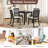Extendable Round Dining Table with Adjustable Size-2025653486