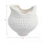 Sagebrook Home 16" Callan Large 3D Printed Porcelain Vase, Ivory-689949233