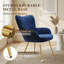Fauteuil à oreilles Modern Velvet-2051586247