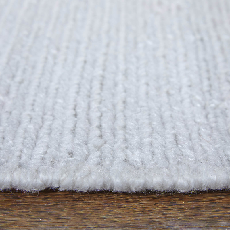 Finley Modern Solid Area Rug by Thom Filicia, Rectangle 3'6" x 5'6", Ivory