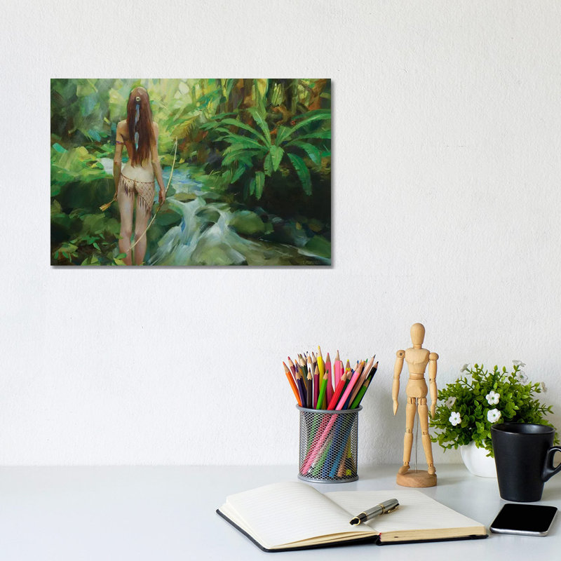 Amazon by Vasyl Khodakivskyi - Wrapped Canvas Painting, 20.32 cm H x 30.48 cm W