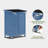 24.6" W x 18" D Outdoor Wood Tool Shed, Garden Wooden Tool Cabinet with Double Doors-74282558