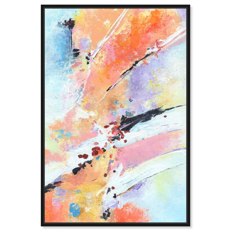 «Glow of Summer» par Art Remedy, Cadre noir, H 16 po x l 11 po