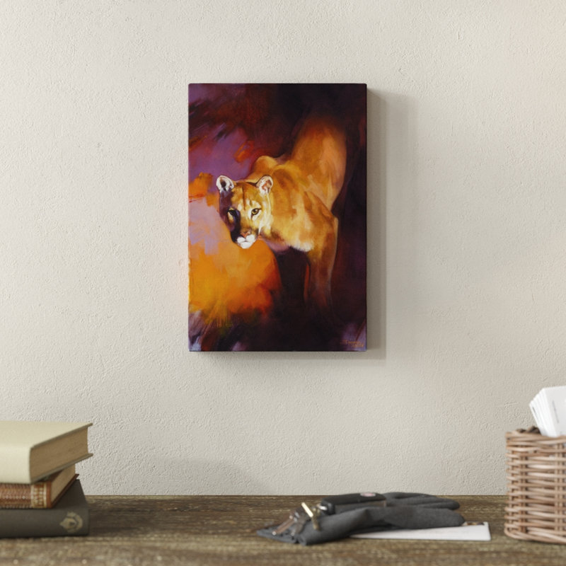 'Out of the Shadows' by Julie Chapman - Painting Print, Wrapped Canvas, 30cm H x 20cm W