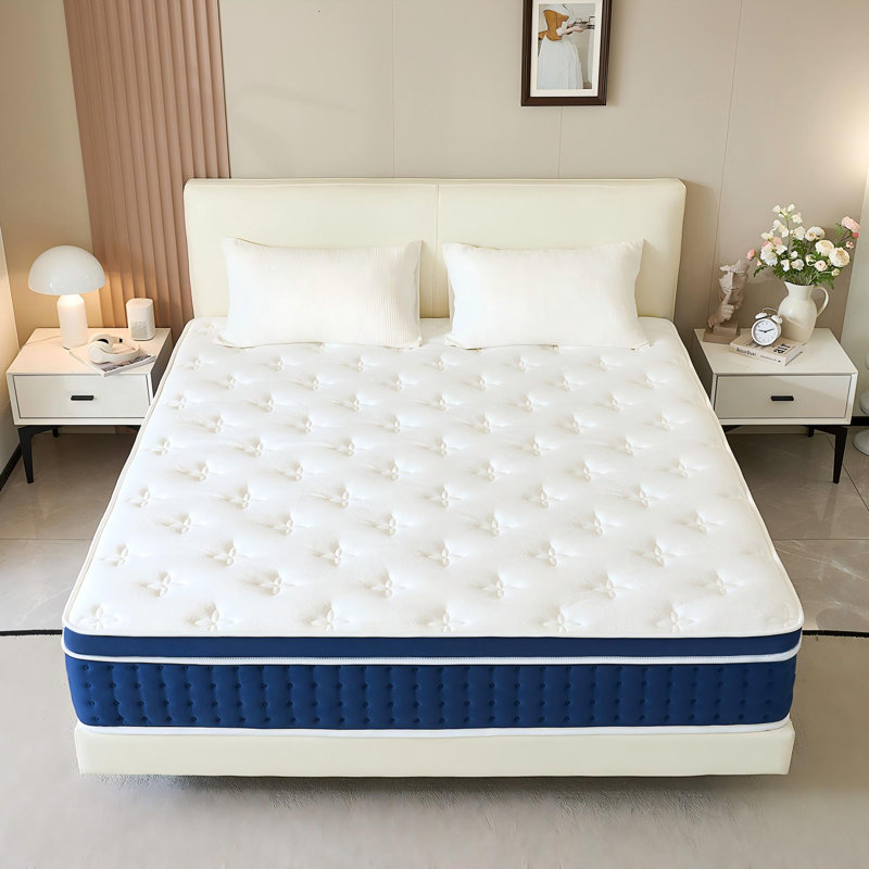 27cm Medium Gel Memory Foam Pocket Sprung Mattress, Kingsize (5')