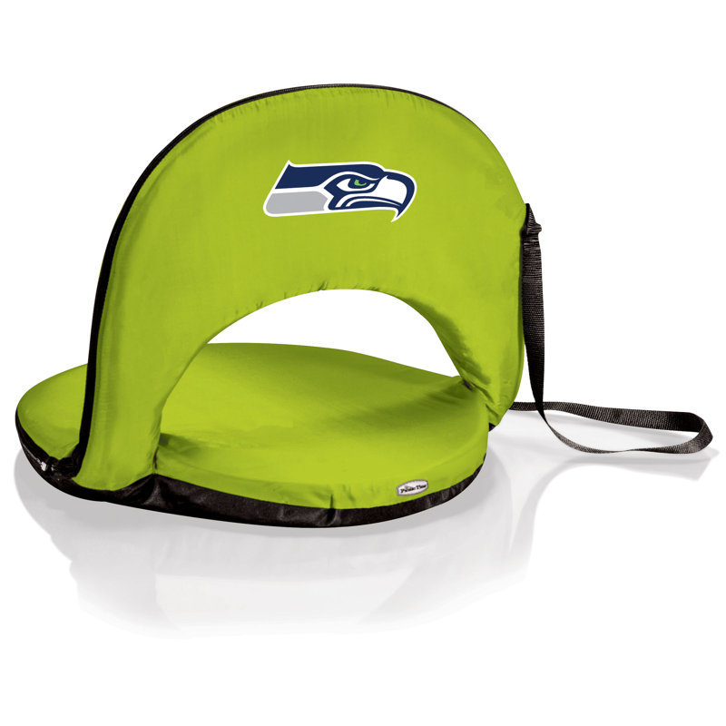 Digital Print Oniva Reclining Folding Stadium Seat, Navy, Seattle Seahawks