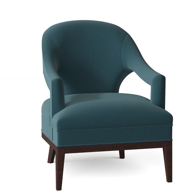 Callie 26.5" W Armchair, Espresso, Turquoise (8789 91)