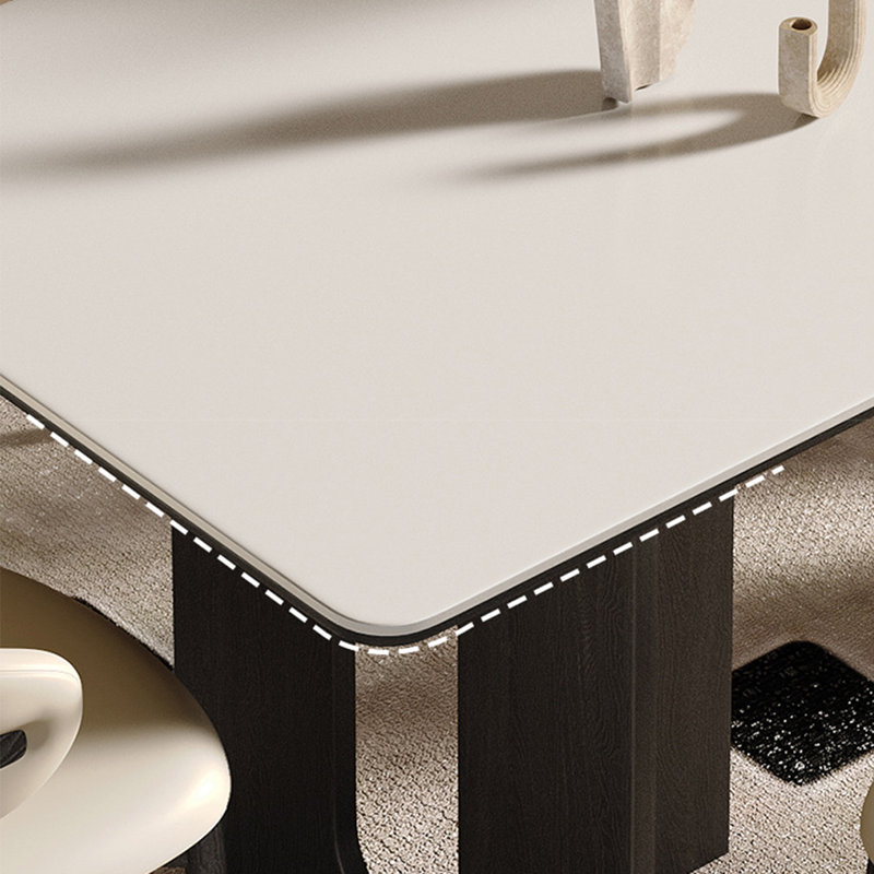 Table de style japonais d'inspiration française, H 29,5 po x L 86,6 po x l 35,4 po