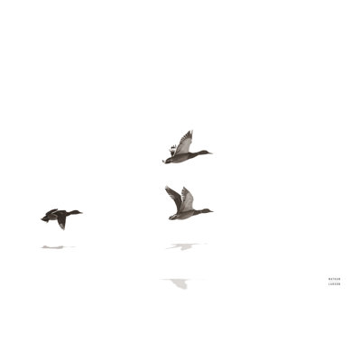 " Three Departing "