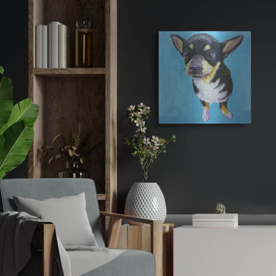Winston Porter «Rachel's Dog» par Lucia Stewart, art mural en métal