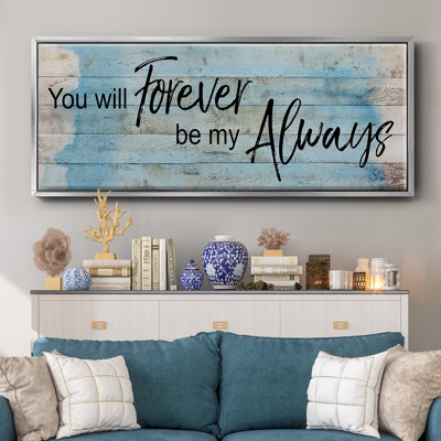 Forever Always - toile encadrée