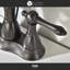 Robinet de lavabo de salle de bain à centre à 2 poignées avec drain Prime Collection - Bronze huilé-42490350