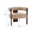 Melanney Modern Upholstered Fabric Accent Armchair-1211505009