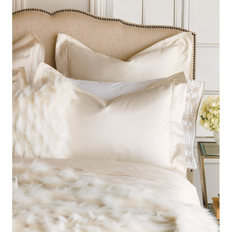 Lusso Sham, White, King