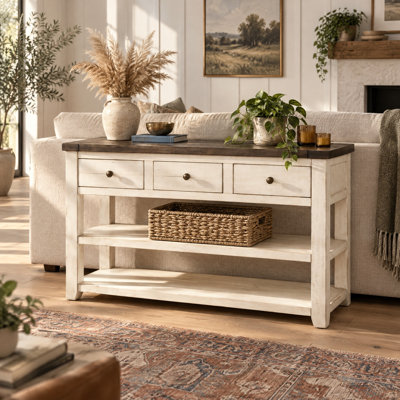 Console en bois massif Yoji